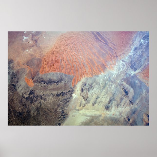 The Sahara Desert In Algeria, North Africa. Poster (Front)