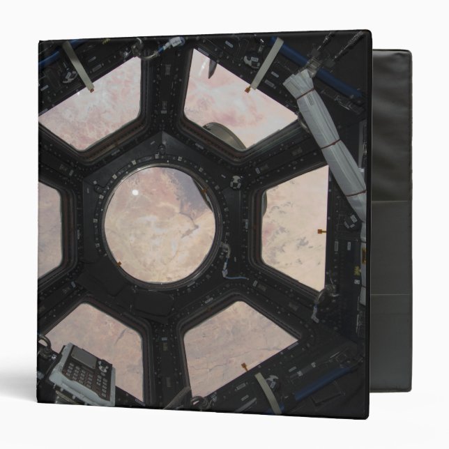 The Sahara Desert visible through the windows 3 Ring Binder (Front/Inside)