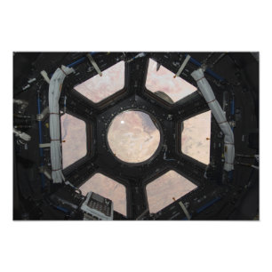 The Sahara Desert visible through the windows Photo Print