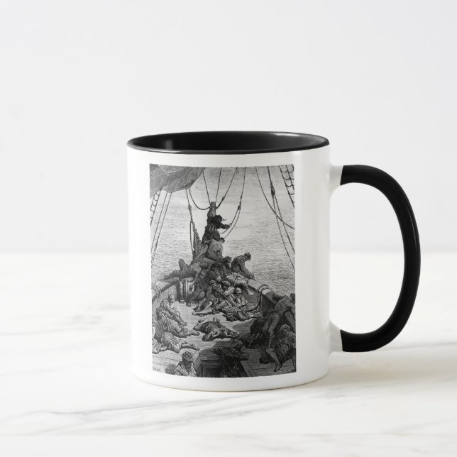 The sailors becalmed and tormented by thirst mug (Right)