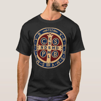 The Saint Benedict Medal Catholic  T-Shirt