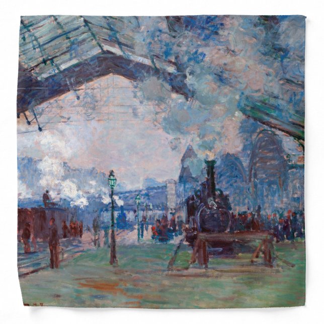 The Saint-Lazare Station, Monet Bandana (Front)