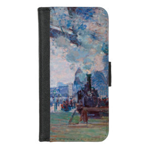 The Saint-Lazare Station, Monet iPhone 8/7 Wallet Case