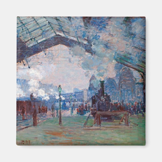The Saint-Lazare Station, Monet Magnet (Front)