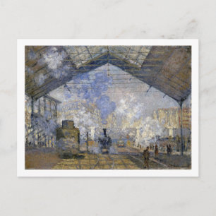 The Saint-Lazare Station, Monet Postcard
