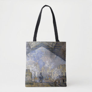 The Saint-Lazare Station, Monet Tote Bag