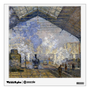 The Saint-Lazare Station, Monet Wall Decal