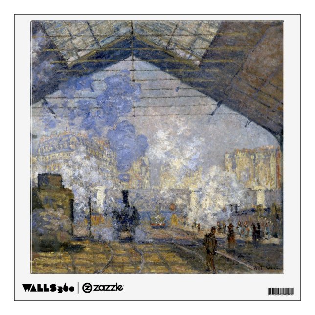 The Saint-Lazare Station, Monet Wall Decal (Front)