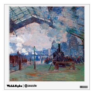 The Saint-Lazare Station, Monet Wall Decal