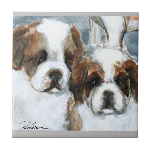 The Sainted . . . Ceramic Tile (Front)