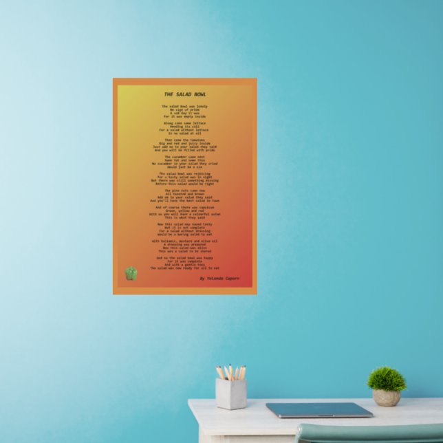 The Salad Bowl Wall Decal (Home Office)