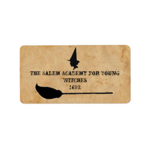 The Salem Academy for Young Witches Label