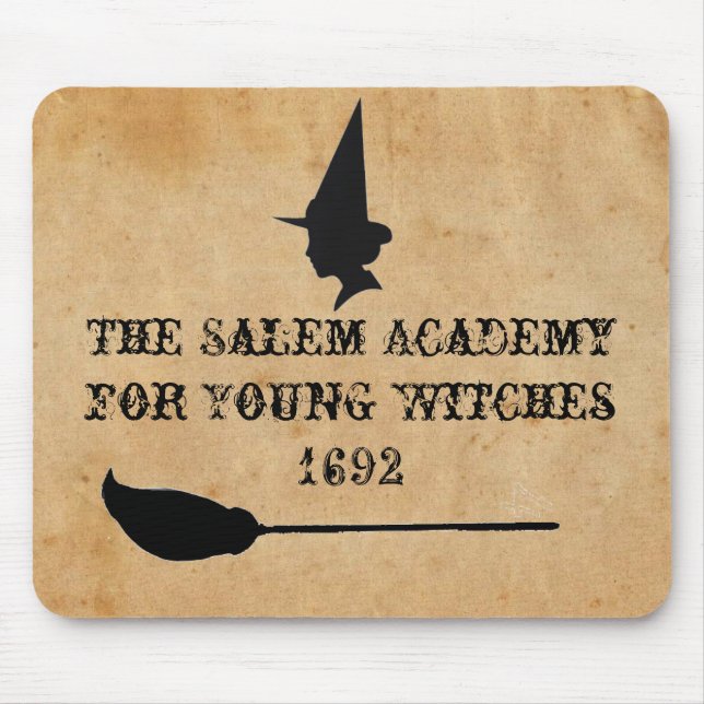 The Salem Academy for Young Witches Mouse Pad (Front)