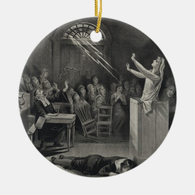 The Salem Witch Trials The Witch Number 1 Ceramic Ornament (Front)