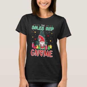 The Sales Rep Gnome Xmas Tree Group Christmas Matc T-Shirt