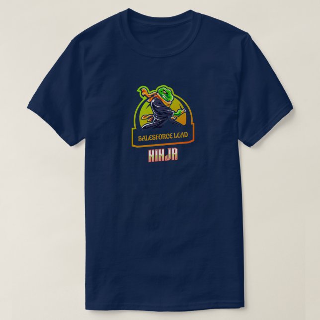 The Salesforce Lead Ninja T-Shirt (Design Front)