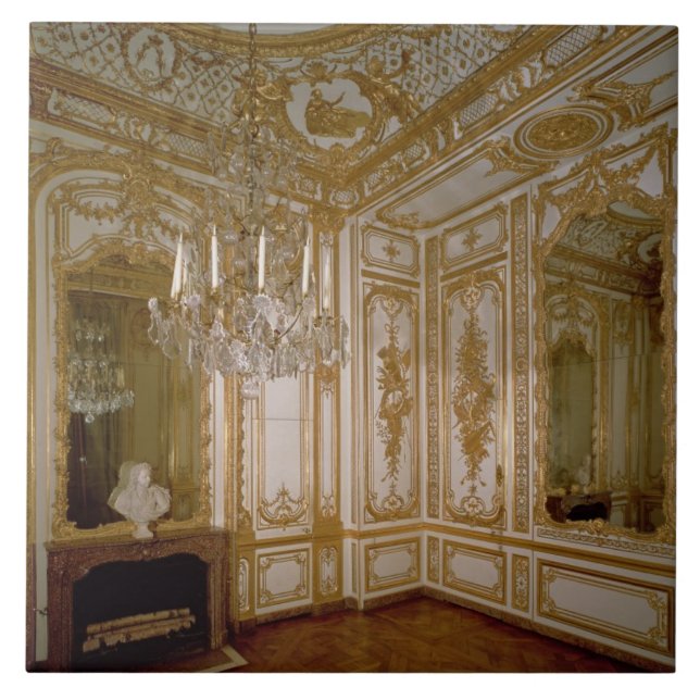 The Salon de Musique (Music Room) of Adelaide, Pri Ceramic Tile (Front)