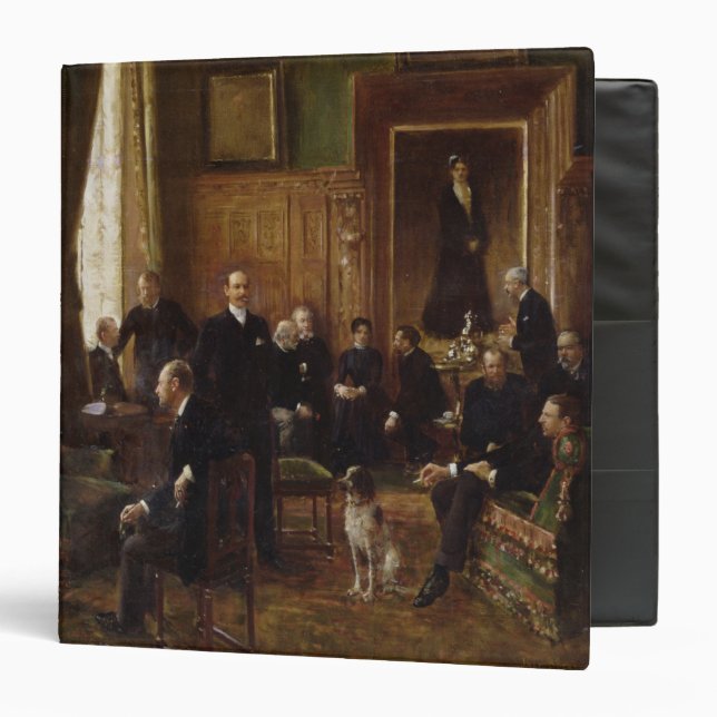 The Salon of the Countess Potocka, 1887 Binder (Front/Inside)