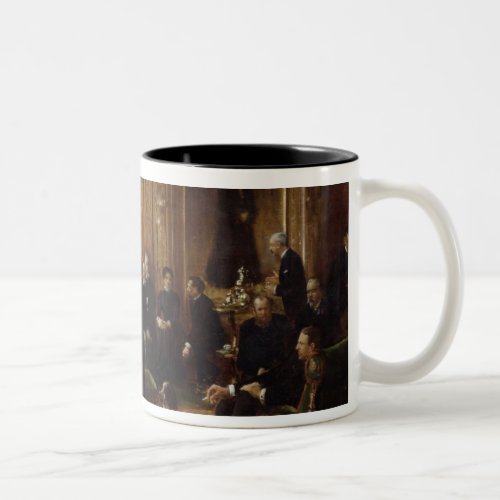 The Salon of the Countess Potocka 1887 Two_Tone Coffee Mug