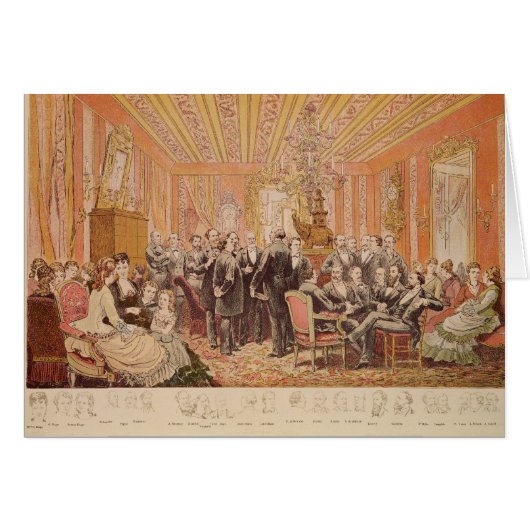 The Salon of Victor Hugo Cards (Front Horizontal)