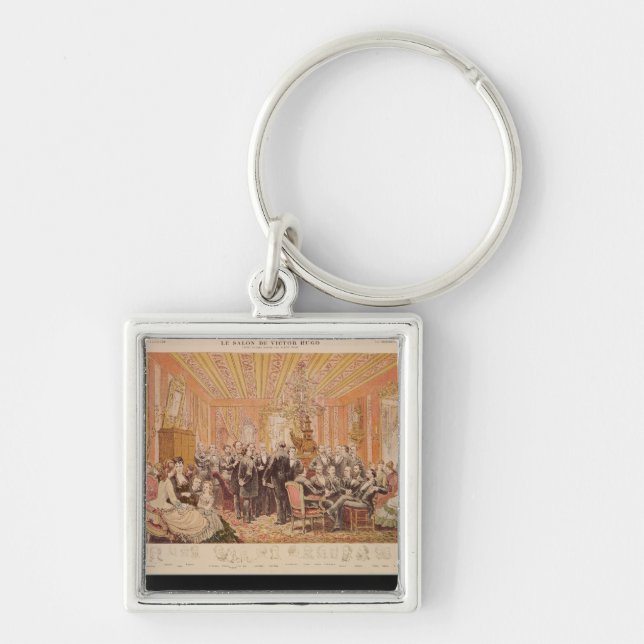 The Salon of Victor Hugo Keychain (Front)