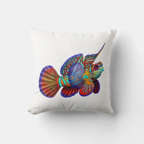 The Saltwater Aquarium Mandarin Fish Pillow