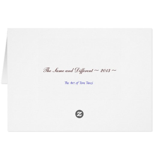 The Same and Different (Back Horizontal)