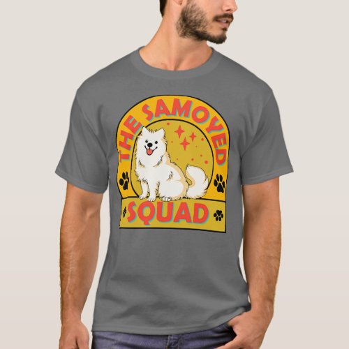 The Samoyed Squad Samoyed Kawaii T_Shirt