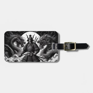 The samurai and the dragons luggage tag