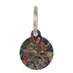 The samurai warriors Tadanori and Noritsune Pet Tag