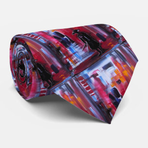 The Samurai's Horizon Painting by Alfred Fox Neck Tie