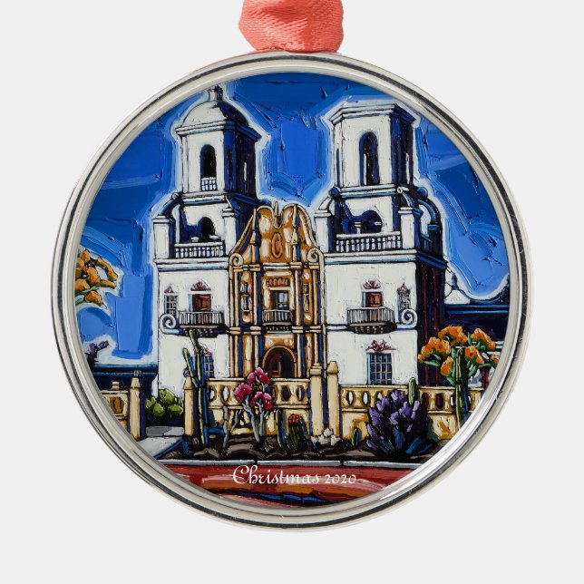 The San Xavier Christmas 2020 Ornament (Front)