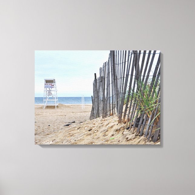 The Sand Dune Beaches of Montauk, NY Canvas Print (Front)