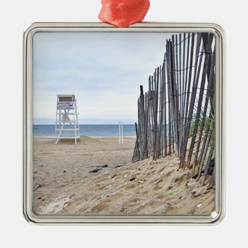 The Sand Dune Beaches of Montauk NY Metal Ornament