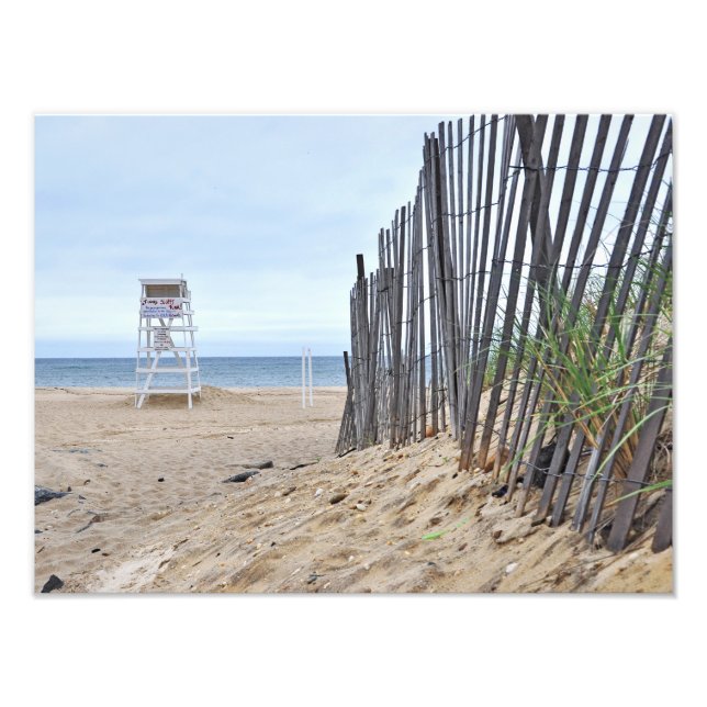 The Sand Dune Beaches of Montauk, NY Photo Print (Front)