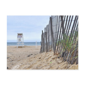 The Sand Dune Beaches of Montauk, NY Postcard