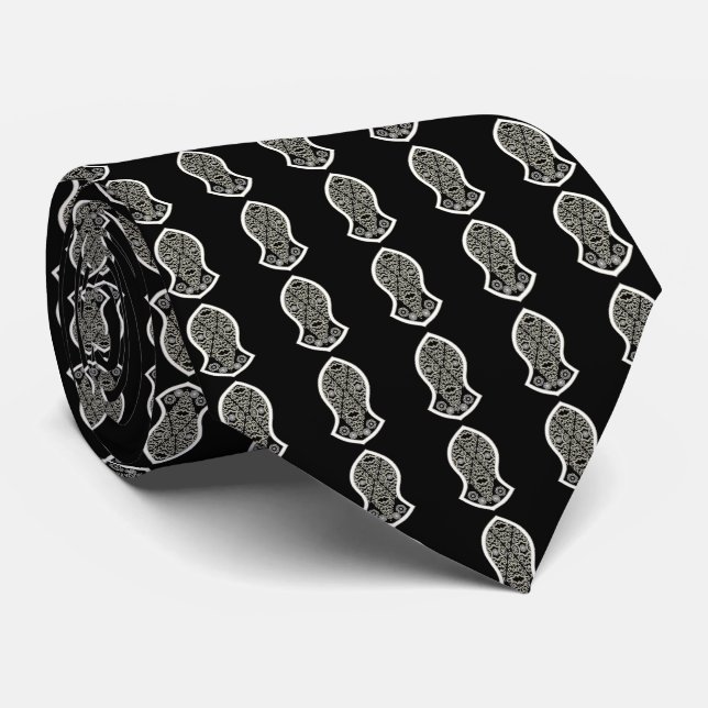 The Sandal Of The Prophet (Henna) (White) Tie (Rolled)