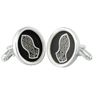 The Sandal Of The Prophet (White) Cufflinks