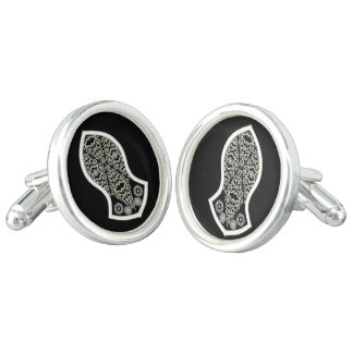 The Sandal Of The Prophet (White) Cufflinks