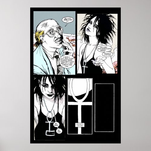 The Sandman Quote Death You got a lifetime Poster