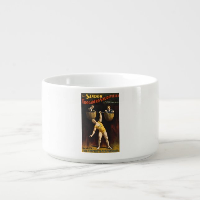 The Sandow Eugen Sandow Vaudeville Weightlifter  Bowl (Center)