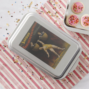 The Sandow Eugen Sandow Vaudeville Weightlifter  Cake Pan
