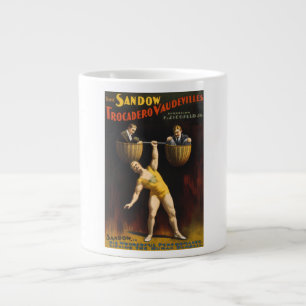 The Sandow Eugen Sandow Vaudeville Weightlifter  Giant Coffee Mug