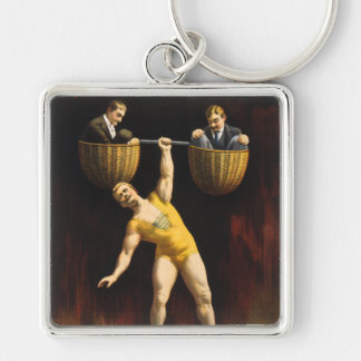 The Sandow Eugen Sandow Vaudeville Weightlifter Keychain