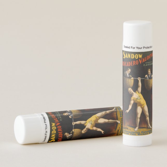 The Sandow Eugen Sandow Vaudeville Weightlifter  Lip Balm (Front)
