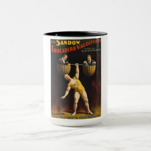 The Sandow Eugen Sandow Vaudeville Weightlifter Mug