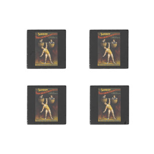 The Sandow Eugen Sandow Vaudeville Weightlifter Stone Magnet