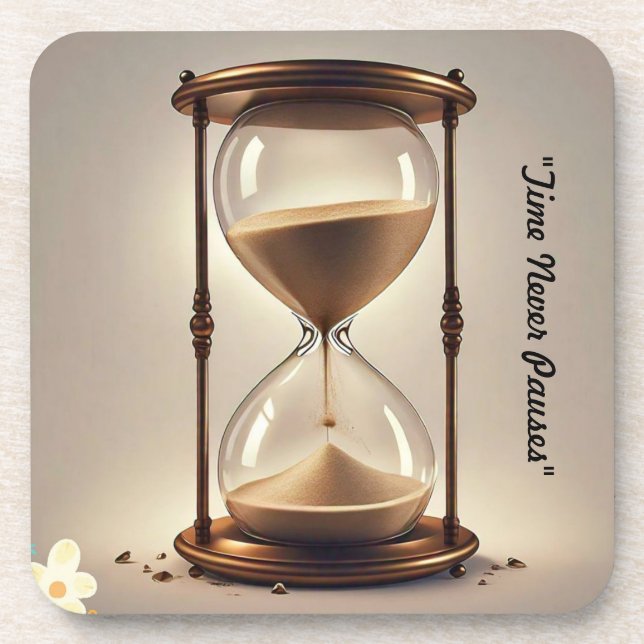 "The Sands of Time" Beverage Coaster (Front)