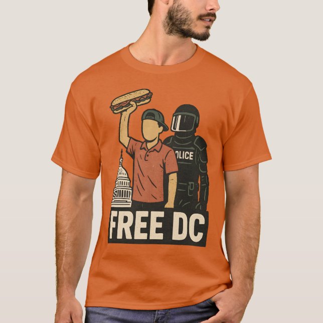 The Sandwich Guy Free DC T-Shirt (Front)