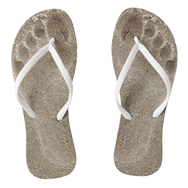 The sandy beach flip flops (Footbed)